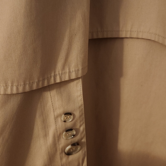 London Fog Classic Tan Water-Resistant Trench Coat-Vintage - Picture 7 of 11